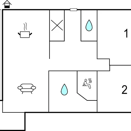 בית נופש 2 Bedroom In Dagebüll
